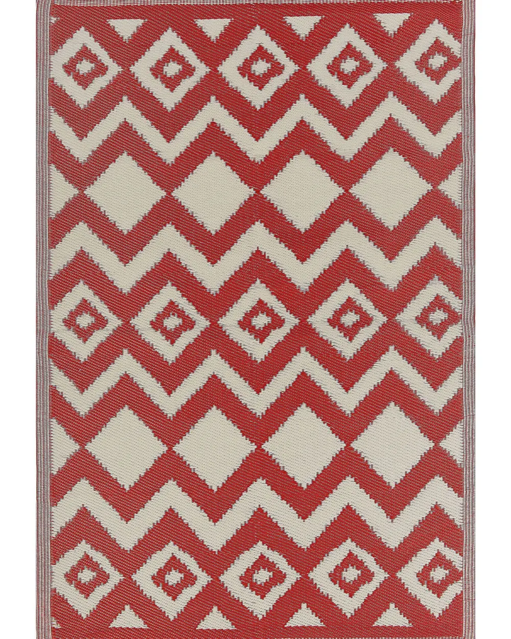 Best Beliani Ulkomatto Punainen 120 X 180 Cm Dewas