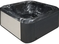 Kylpy- & Poreammeet<Beliani Ulkoporeallas Led-Valot Grafiitinharmaa 200 X 200 Cm Lastarria