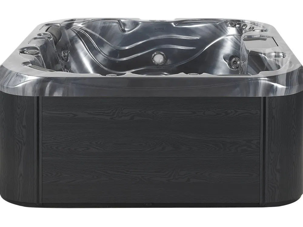 Kylpy- & Poreammeet<Beliani Ulkoporeallas Led-Valot Grafiitinharmaa 200 X 200 Cm Lastarria