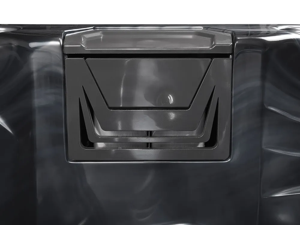 Kylpy- & Poreammeet<Beliani Ulkoporeallas Led-Valot Grafiitinharmaa 200 X 200 Cm Lastarria