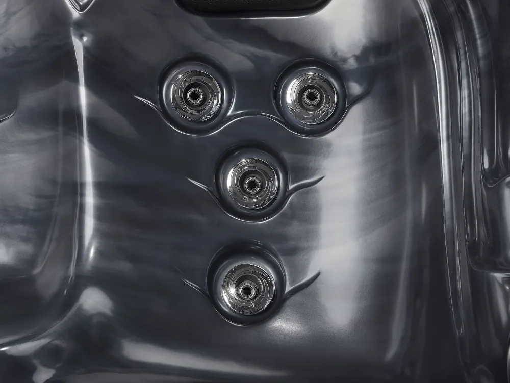 Kylpy- & Poreammeet<Beliani Ulkoporeallas Led-Valot Grafiitinharmaa 200 X 200 Cm Lastarria