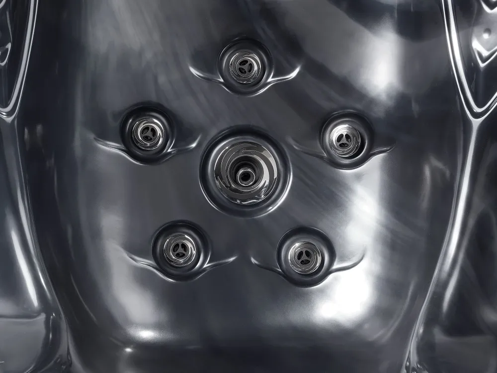 Kylpy- & Poreammeet<Beliani Ulkoporeallas Led-Valot Grafiitinharmaa 200 X 200 Cm Lastarria