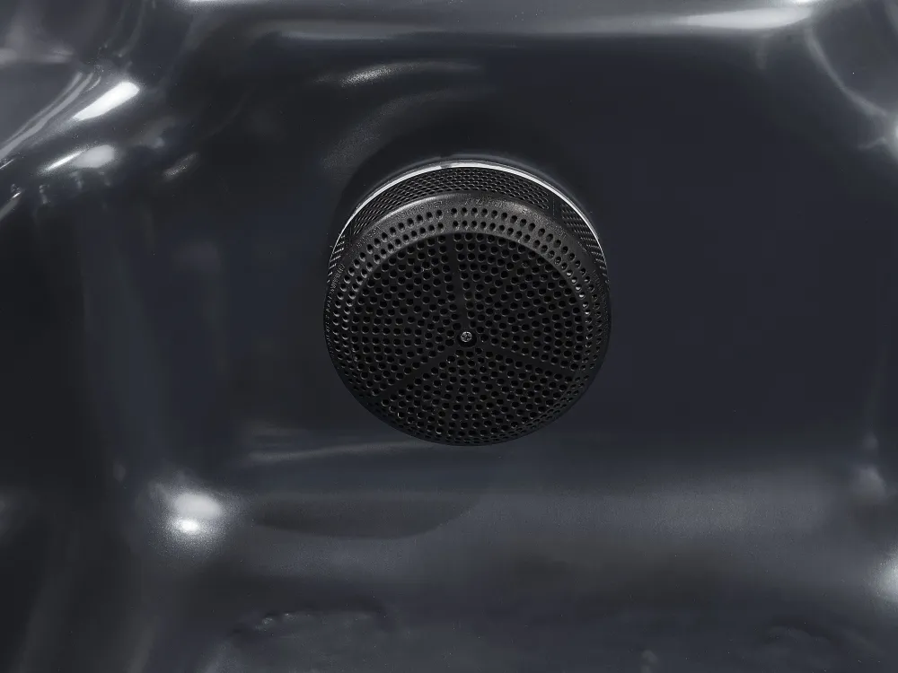 Kylpy- & Poreammeet<Beliani Ulkoporeallas Led-Valot Grafiitinharmaa 200 X 200 Cm Lastarria