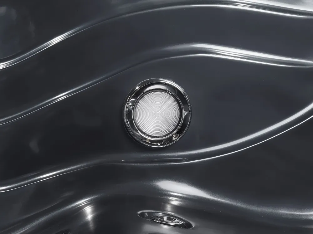 Kylpy- & Poreammeet<Beliani Ulkoporeallas Led-Valot Grafiitinharmaa 200 X 200 Cm Lastarria