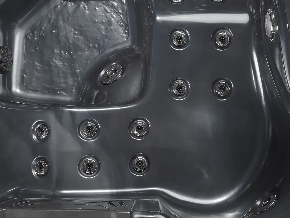 Kylpy- & Poreammeet<Beliani Ulkoporeallas Led-Valot Grafiitinharmaa 200 X 200 Cm Lastarria