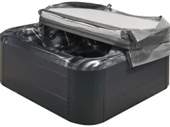 Kylpy- & Poreammeet<Beliani Ulkoporeallas Led-Valot Grafiitinharmaa 200 X 200 Cm Lastarria