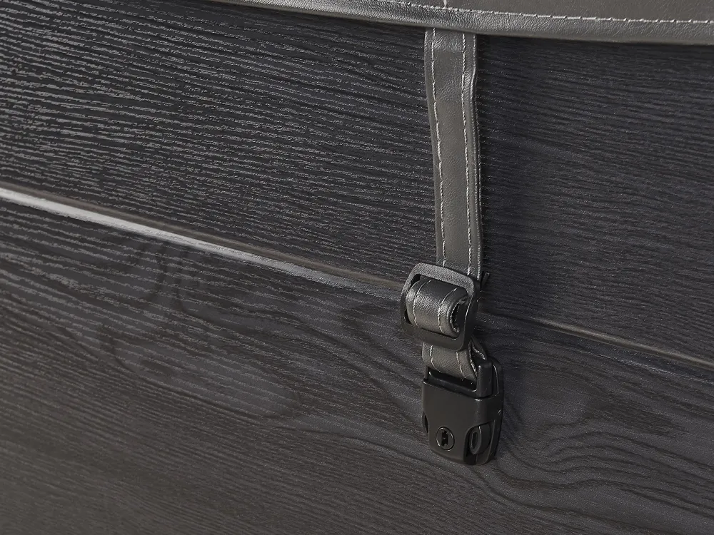 Kylpy- & Poreammeet<Beliani Ulkoporeallas Led-Valot Grafiitinharmaa 200 X 200 Cm Lastarria