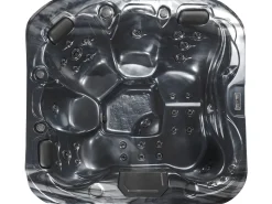 Kylpy- & Poreammeet<Beliani Ulkoporeallas Led-Valot Grafiitinharmaa 200 X 200 Cm Lastarria