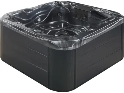 Kylpy- & Poreammeet<Beliani Ulkoporeallas Led-Valot Grafiitinharmaa 200 X 200 Cm Lastarria