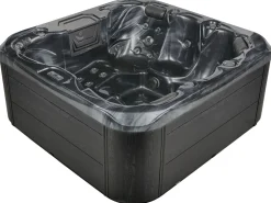 Kylpy- & Poreammeet<Beliani Ulkoporeallas Led-Valot Grafiitinharmaa 200 X 200 Cm Lastarria