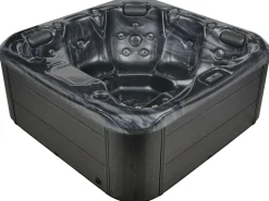 Kylpy- & Poreammeet<Beliani Ulkoporeallas Led-Valot Grafiitinharmaa 200 X 200 Cm Lastarria