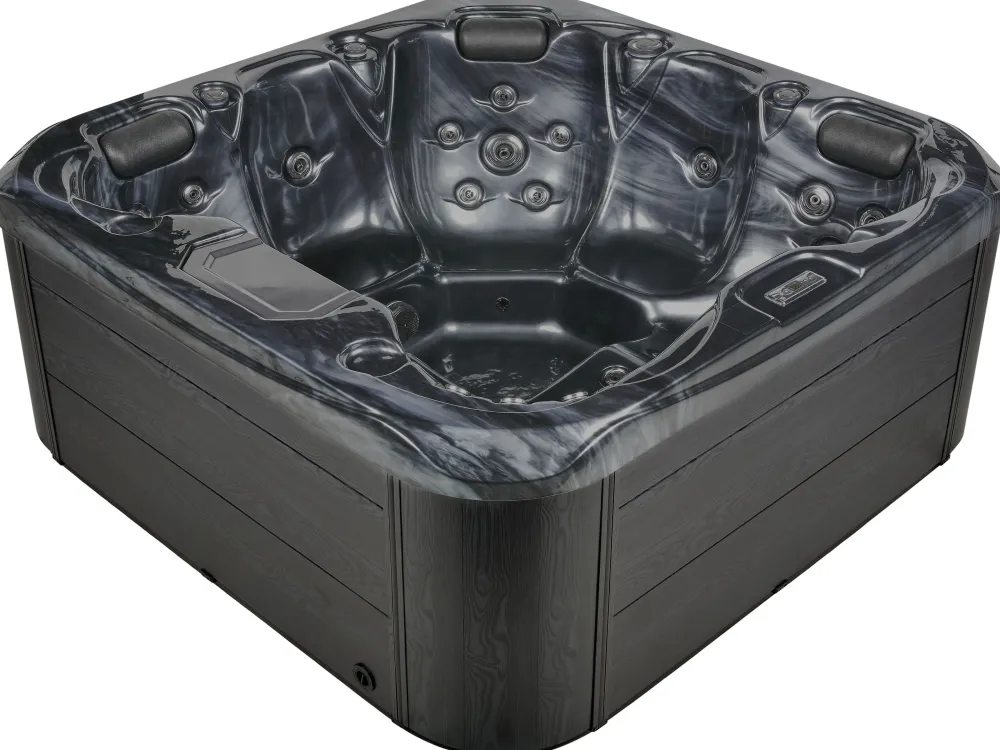 Kylpy- & Poreammeet<Beliani Ulkoporeallas Led-Valot Grafiitinharmaa 200 X 200 Cm Lastarria