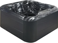 Kylpy- & Poreammeet<Beliani Ulkoporeallas Led-Valot Grafiitinharmaa 200 X 200 Cm Lastarria