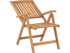 Outlet Beliani Ulkoruokailuryhma 6-Istuttava Akaasiapuinen Luonnonvalkoisilla Pehmusteilla Java