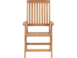 Flash Sale Beliani Ulkoruokailuryhma 6-Istuttava Akaasiapuinen Ruskeanharmailla Pehmusteilla Java