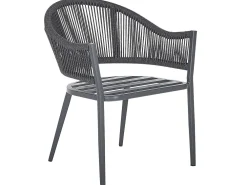 Ulkokalusteet<Beliani Ulkoruokailuryhma Metallinen Harmaa Mileto