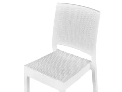 Best Beliani Ulkoruokailuryhma Valkoinen Fossano