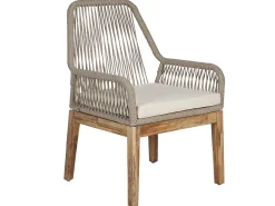 Outlet Beliani Ulkoruokaryhma Betoniefektilla 4-Istuttava Beige Pyorea Olbia