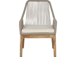 Outlet Beliani Ulkoruokaryhma Betoniefektilla 4-Istuttava Beige Pyorea Olbia