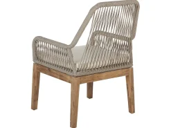 Outlet Beliani Ulkoruokaryhma Betoniefektilla 4-Istuttava Beige Pyorea Olbia