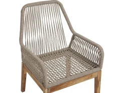 Outlet Beliani Ulkoruokaryhma Betoniefektilla 4-Istuttava Beige Pyorea Olbia