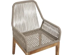 Ulkokalusteet<Beliani Ulkoruokaryhma 6-Isttuttava Valkobeige Olbia