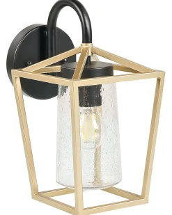 Flash Sale Beliani Ulkoseinavalaisin Rauta Kulta/Musta Ordie