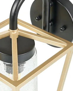 Flash Sale Beliani Ulkoseinavalaisin Rauta Kulta/Musta Ordie