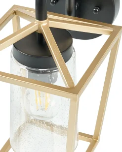 Flash Sale Beliani Ulkoseinavalaisin Rauta Kulta/Musta Ordie