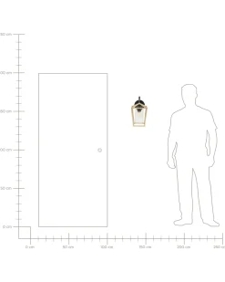 Flash Sale Beliani Ulkoseinavalaisin Rauta Kulta/Musta Ordie