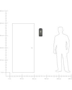 Hot Beliani Ulkoseinavalaisin Rauta Musta Megget