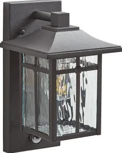 Valaisimet<Beliani Ulkoseinavalaisin Rauta Musta Teviot