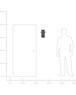 Valaisimet<Beliani Ulkoseinavalaisin Rauta Musta Teviot