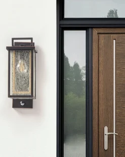 Valaisimet<Beliani Ulkoseinavalaisin Rauta Musta Gala