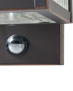 Valaisimet<Beliani Ulkoseinavalaisin Rauta Musta Gala