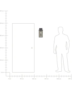 Valaisimet<Beliani Ulkoseinavalaisin Rauta Musta Gala