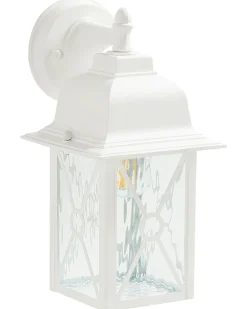 Valaisimet<Beliani Ulkoseinavalaisin Valkoinen Findon