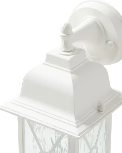 Valaisimet<Beliani Ulkoseinavalaisin Valkoinen Findon