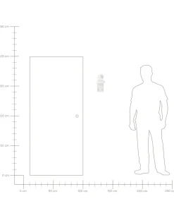 Valaisimet<Beliani Ulkoseinavalaisin Valkoinen Findon