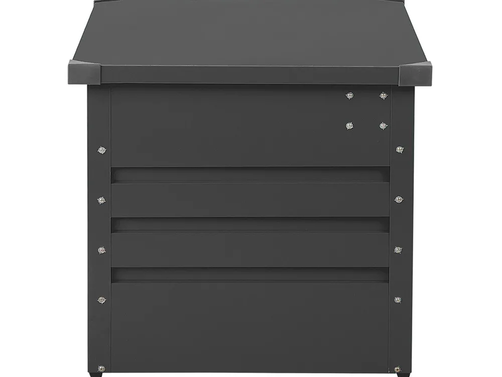 Flash Sale Beliani UlkoSäilytyslaatikko Teras Grafiitinharmaa 600L Cebrosa