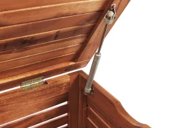 Cheap Beliani UlkoSäilytyslaatikko Tumma Akasiapuu 150L Riviera