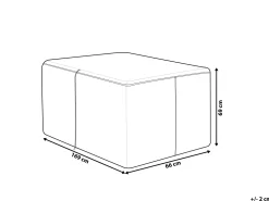 Hot Beliani UlkoSäilytyslaatikoiden Suojapeite 169 X 66 X 69 Cm Chuva