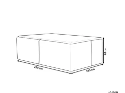 Tekstiilit<Beliani Ulkosohvaryhmien Suojapeite Sano 250 X 165 X 65 Cm Chuva