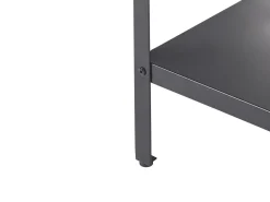 Store Beliani Ulkotiskiallas Teras 2 Hyllya Musta Vilama