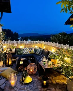 Tekstiilit<Beliani Ulkotyyny Kangas Tummanvihrea 45 X 45 Cm 2 Kpl Funo