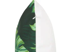 Tekstiilit<Beliani Ulkotyyny Kangas Tummanvihrea 45 X 45 Cm 2 Kpl Funo