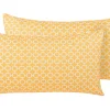 Tekstiilit<Beliani Ulkotyyny Keltainen/Valkoinen 40 X 70 Cm 2 Kpl Astakos