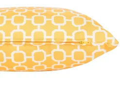 Tekstiilit<Beliani Ulkotyyny Keltainen/Valkoinen 40 X 70 Cm 2 Kpl Astakos