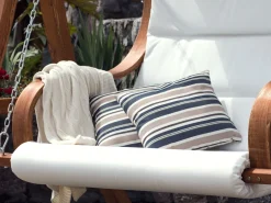 Tekstiilit<Beliani Ulkotyyny Sininen/Beige 40 X 40 Cm 2 Kpl Kastos