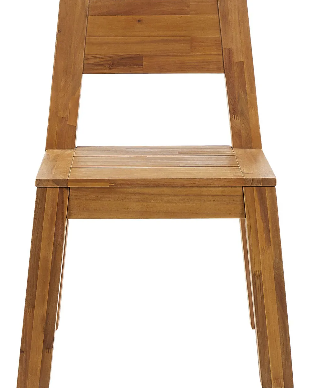 Store Beliani Vaalea Akaasiapuinen Puutarhatuoli 4 Kpl Livorno